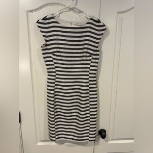 Trina Turk Black & White Striped Dress Sz 2